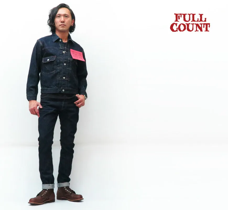 フルカウント FULLCOUNT デニム ジャケット 2ndモデル セカンド ダブルフラップポケット 13.7oz ジンバブエコットン 2102W