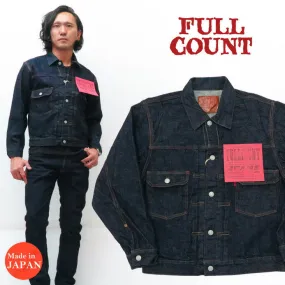 フルカウント FULLCOUNT デニム ジャケット 2ndモデル セカンド ダブルフラップポケット 13.7oz ジンバブエコットン 2102W