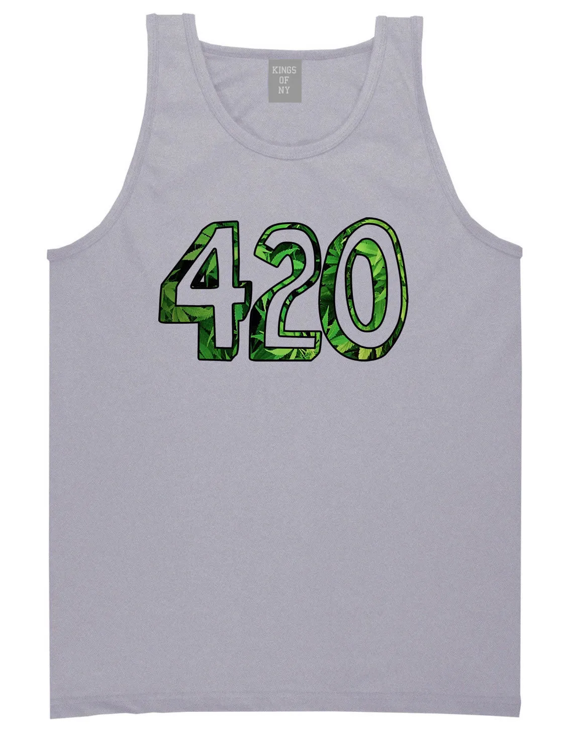 420 Weed Marijuana Print Tank Top