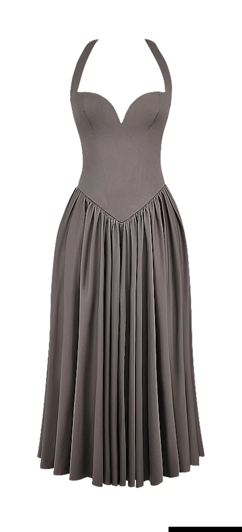 A&A Luxe Halter Flare Marilyn Dress