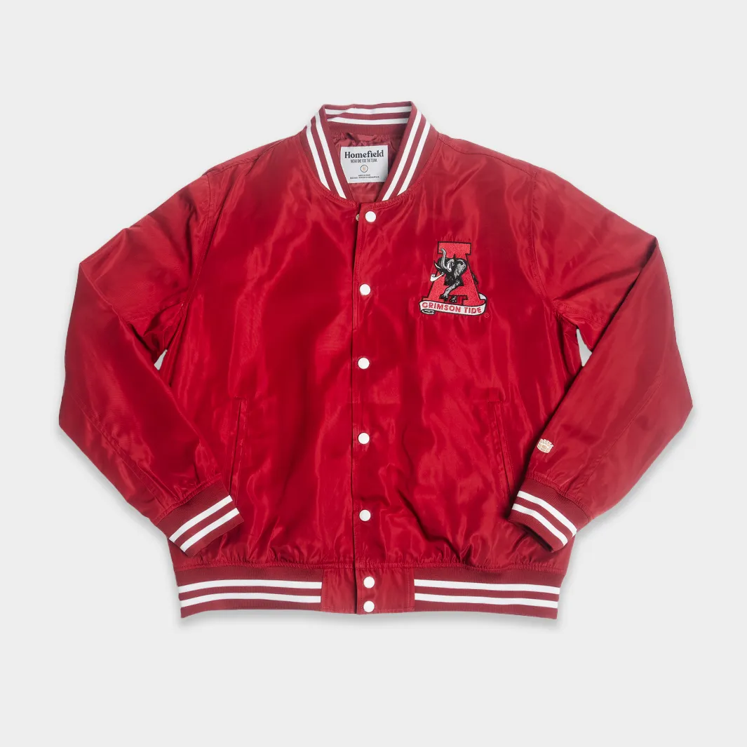 Alabama Crimson Tide Vintage Logo Bomber Jacket