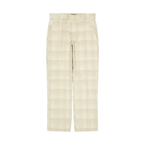 Alma Pant Cord Check Light