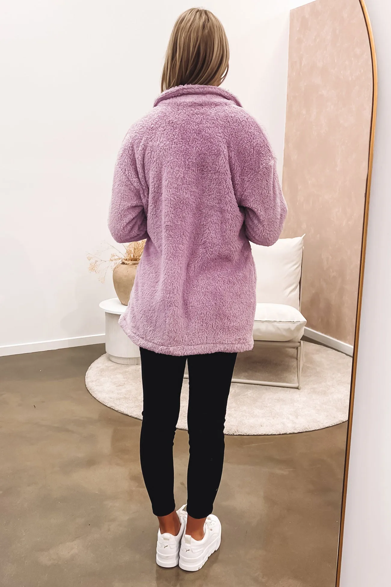 Apollo Cosy Shacket Lilac