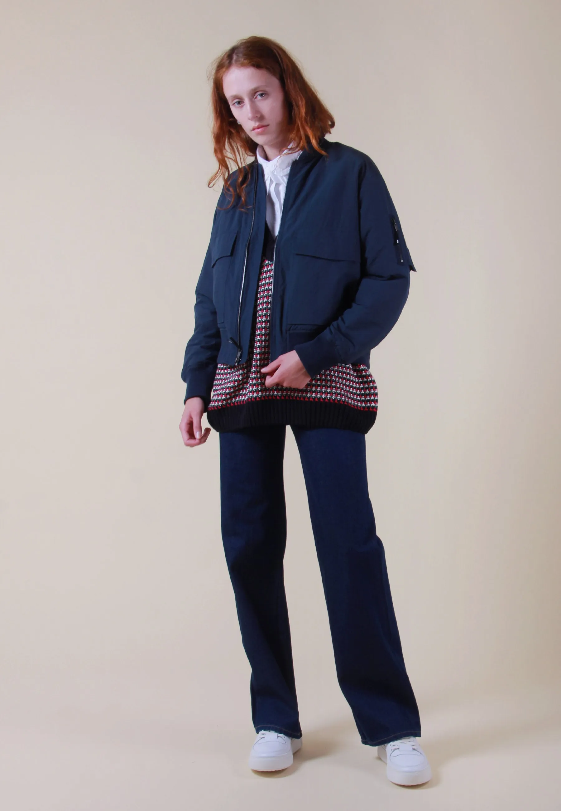 Athene Compact Jacket - navy