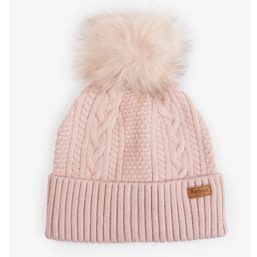 Barbour Alnwick Rose Pink Beanie LHA0454