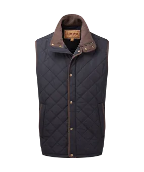 Barrowden Quilt Gilet - Midnight