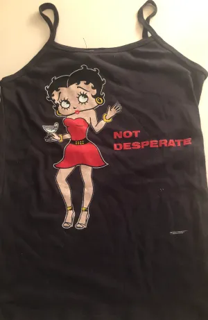 Betty Boop Not Desperate Tank Top