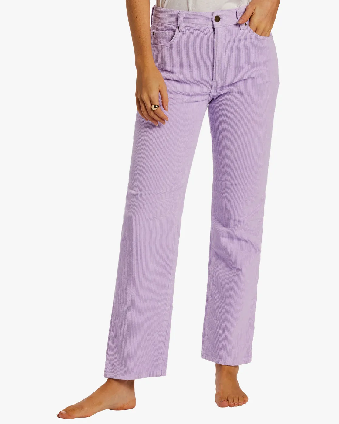 Billabong New Age Cord Pants-Lilac Breeze