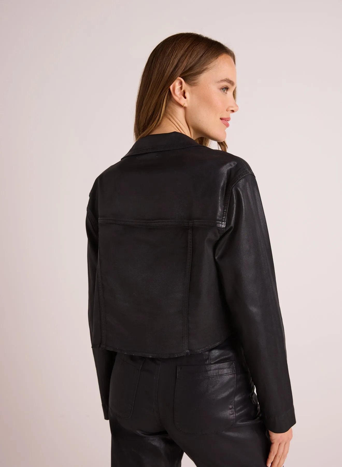 Billie Cropped Jacket - Black