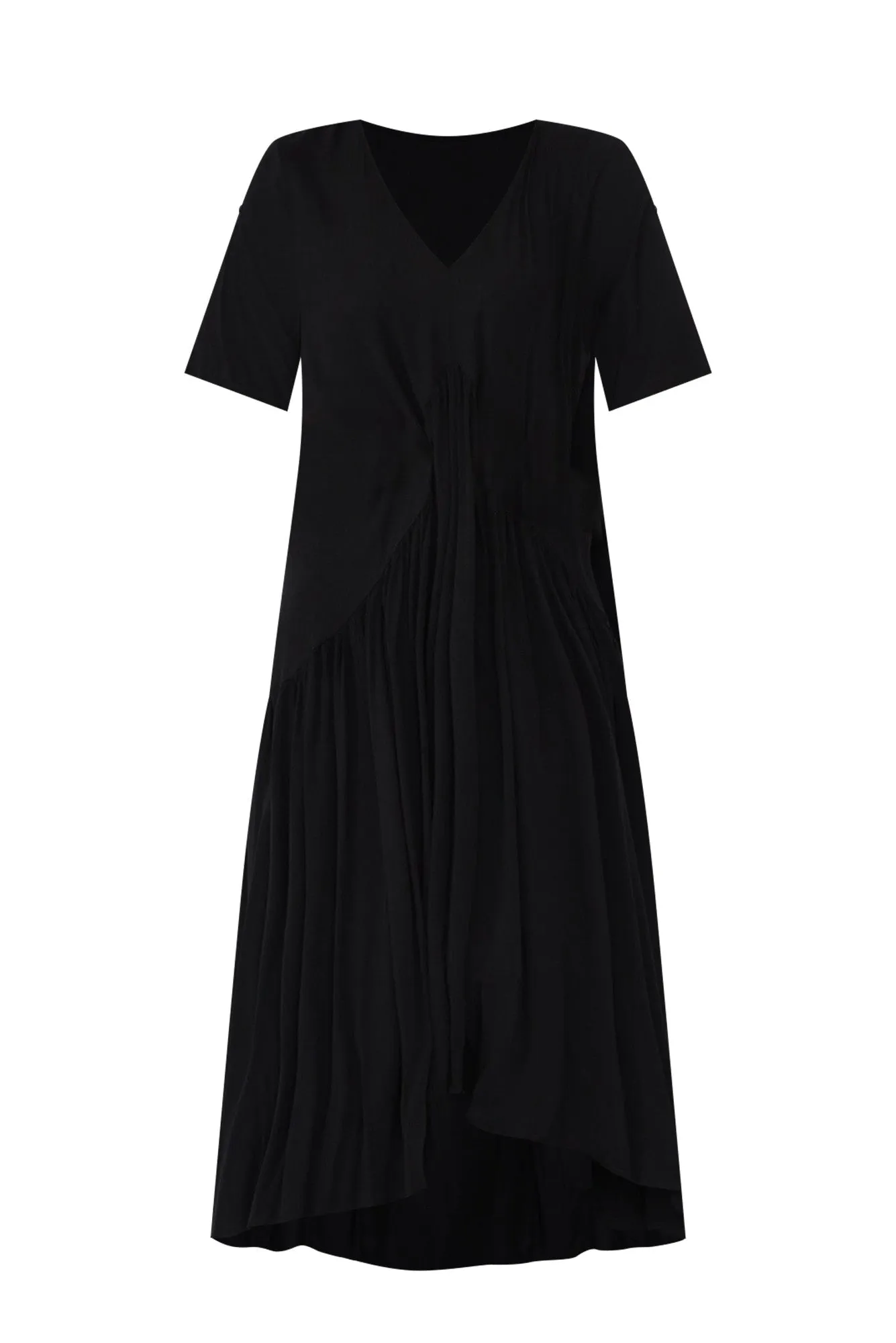 Black Peak Maxi Dress