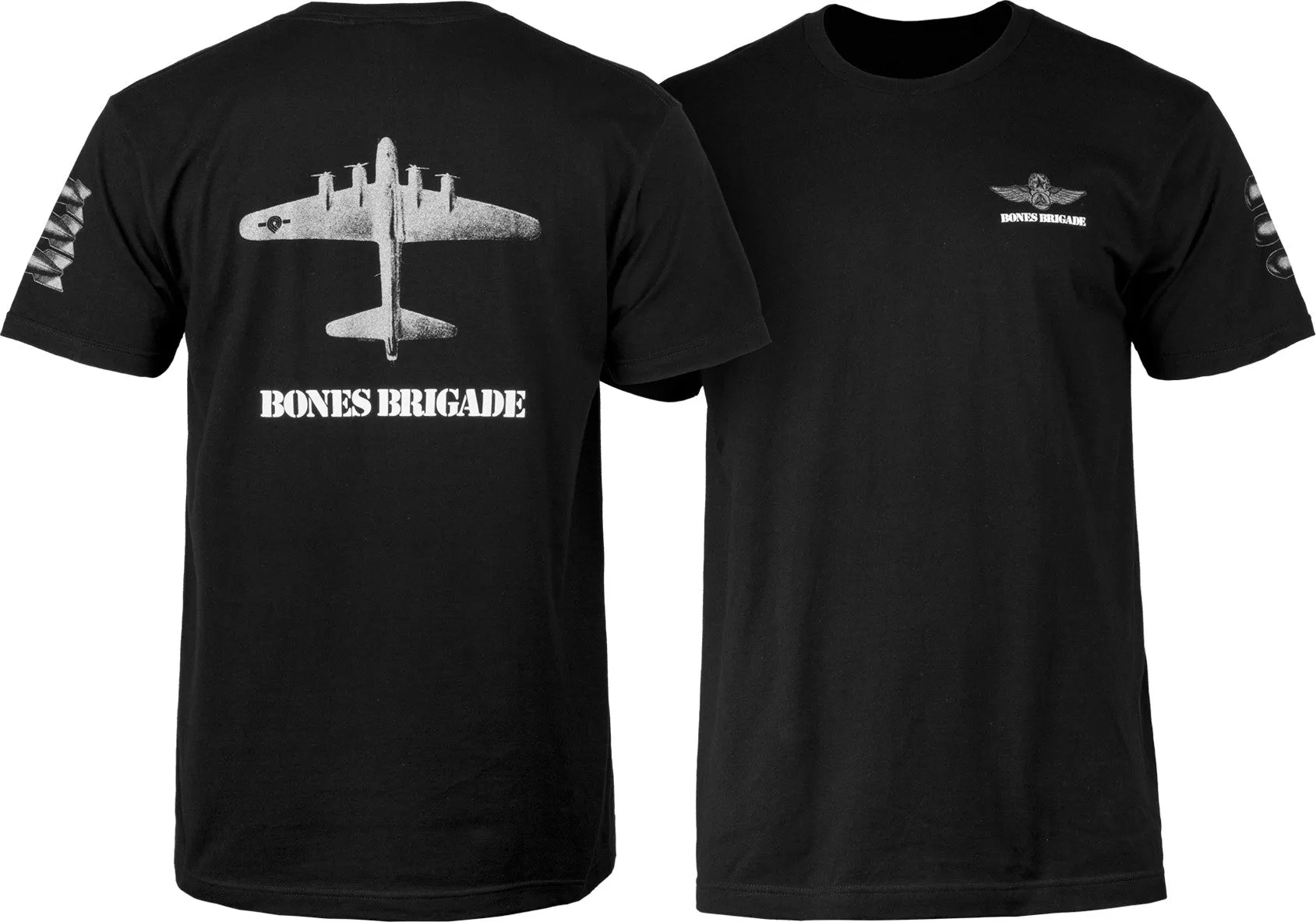 Bones Brigade Bomber T-shirt - Black