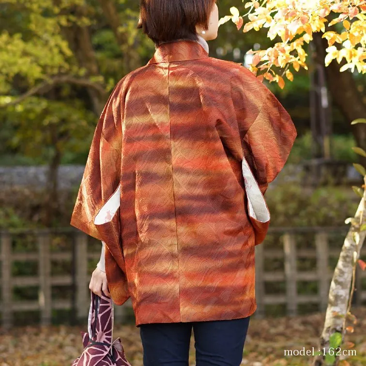 Brown beautiful design haori