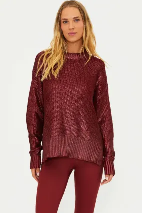 Callie Sweater Merlot Shine