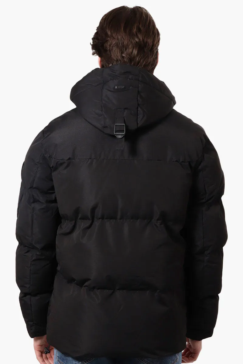 Canada Weather Gear Mouton Lined Bomber Jacket - Black