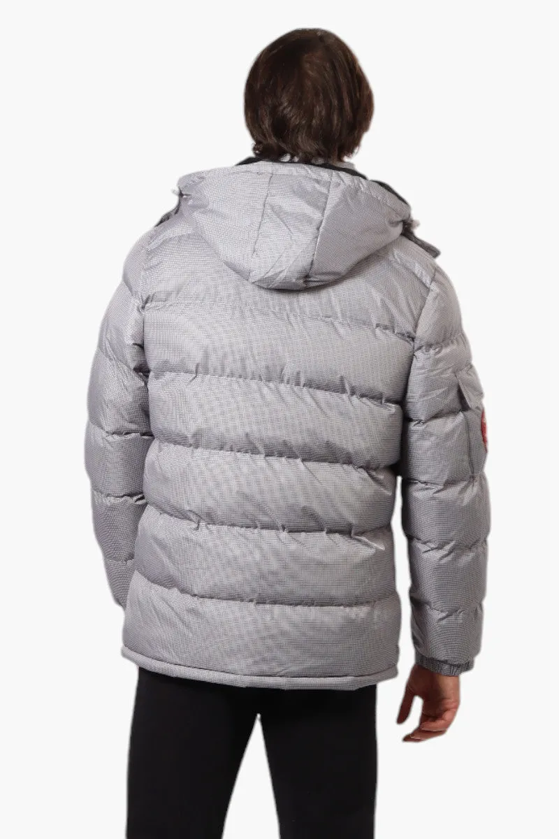 Canada Weather Gear Zip Pocket Bubble Bomber Jacket - Grey