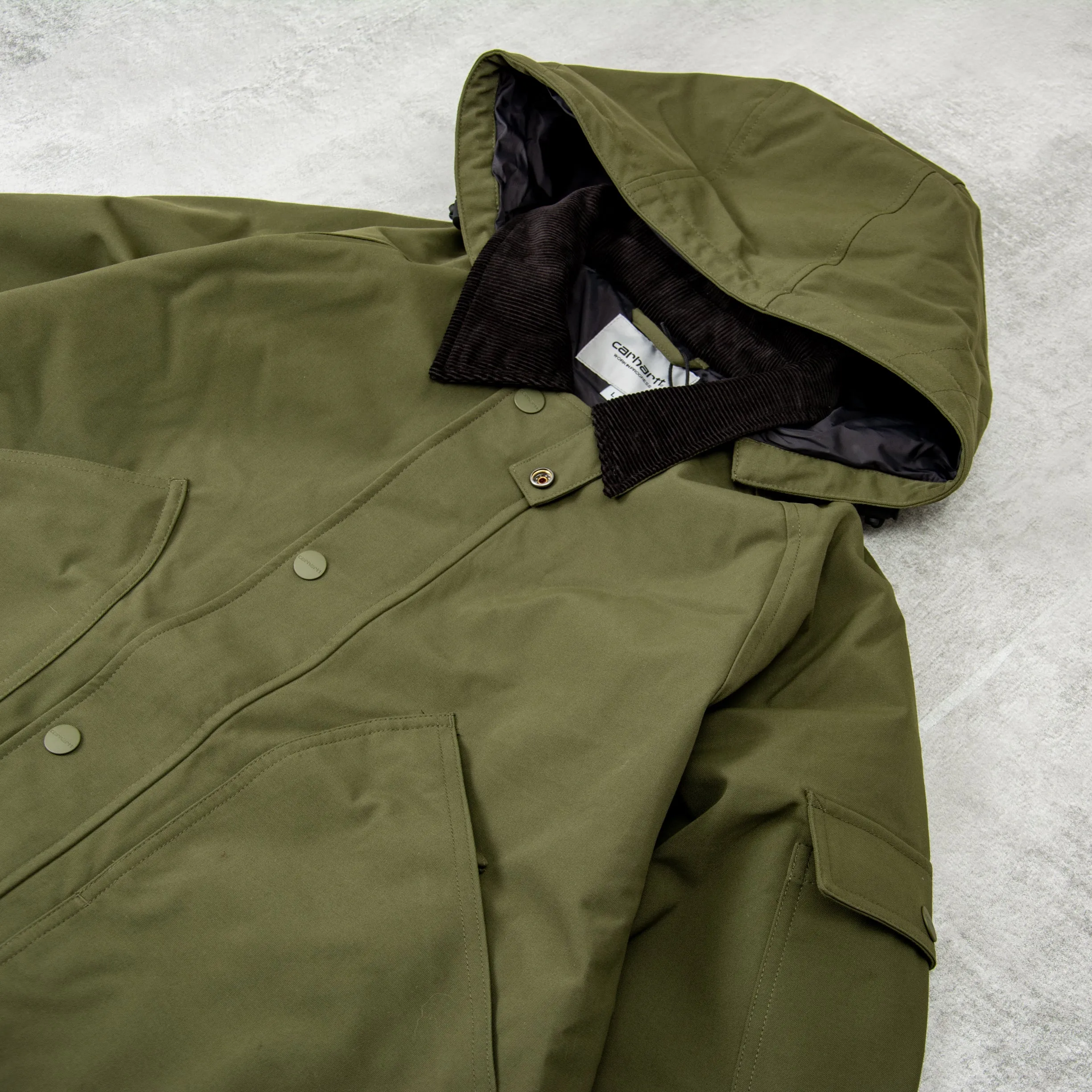 Carhartt WIP Clarton Jacket - Office Green