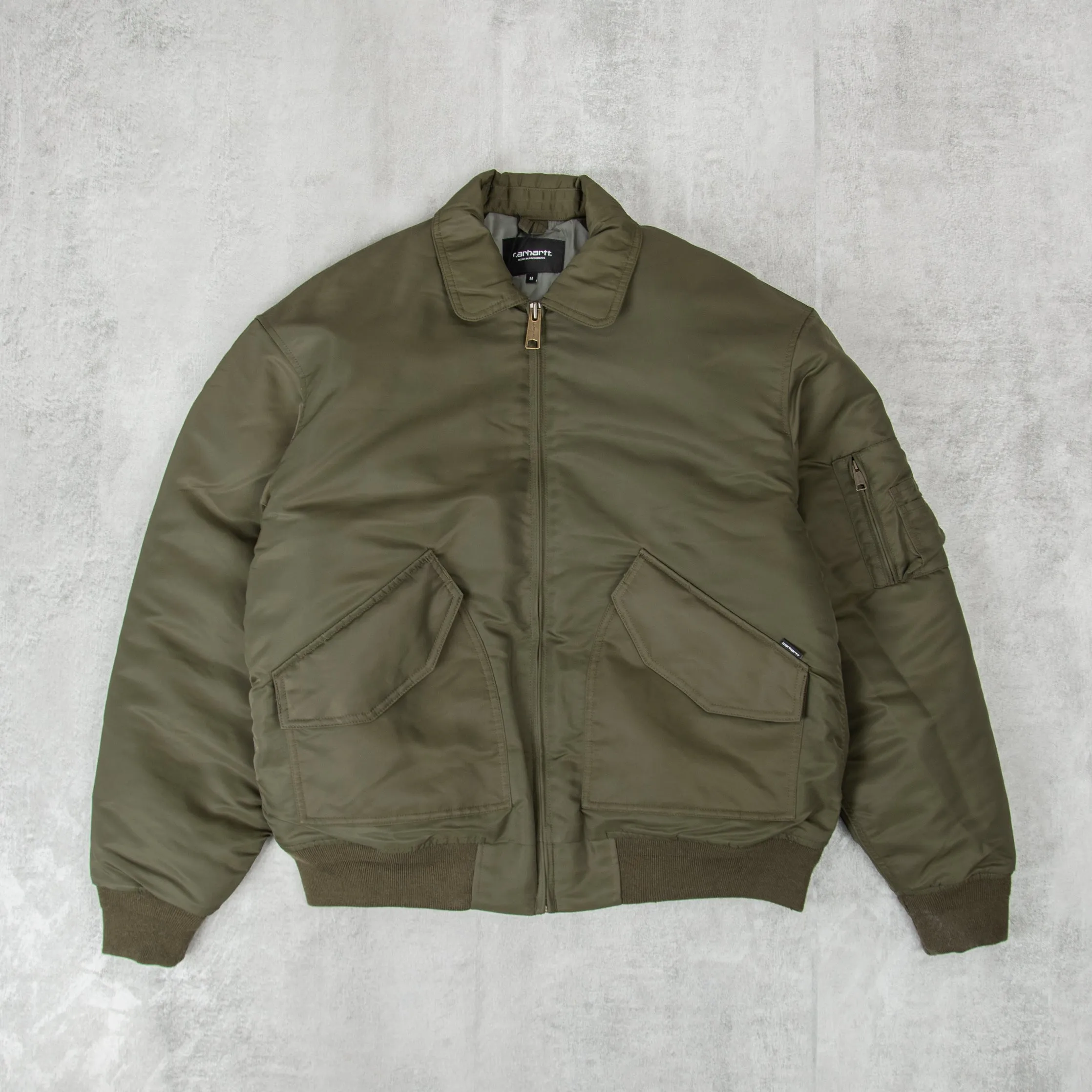 Carhartt WIP Olten Bomber - Plant / Smoke Green