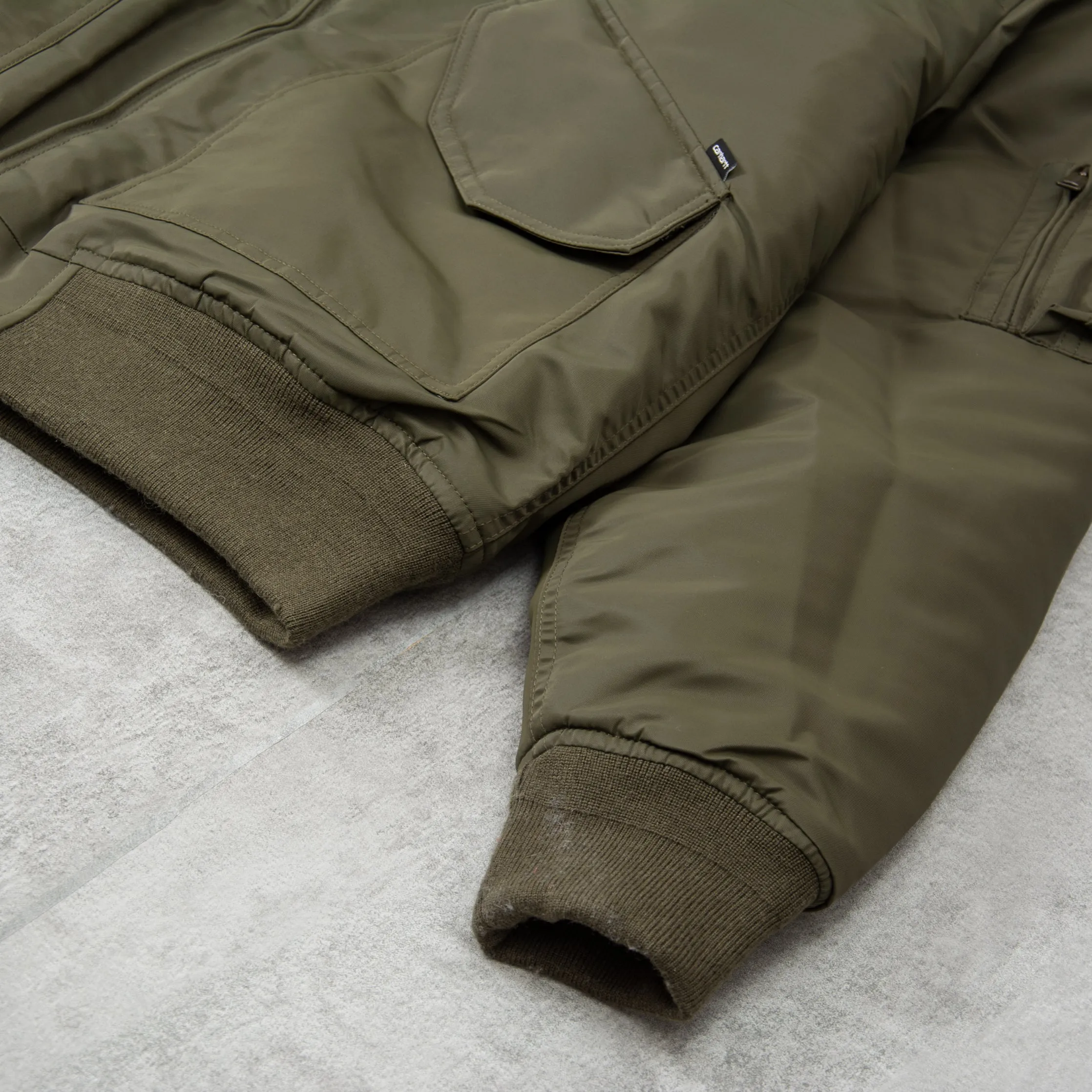 Carhartt WIP Olten Bomber - Plant / Smoke Green