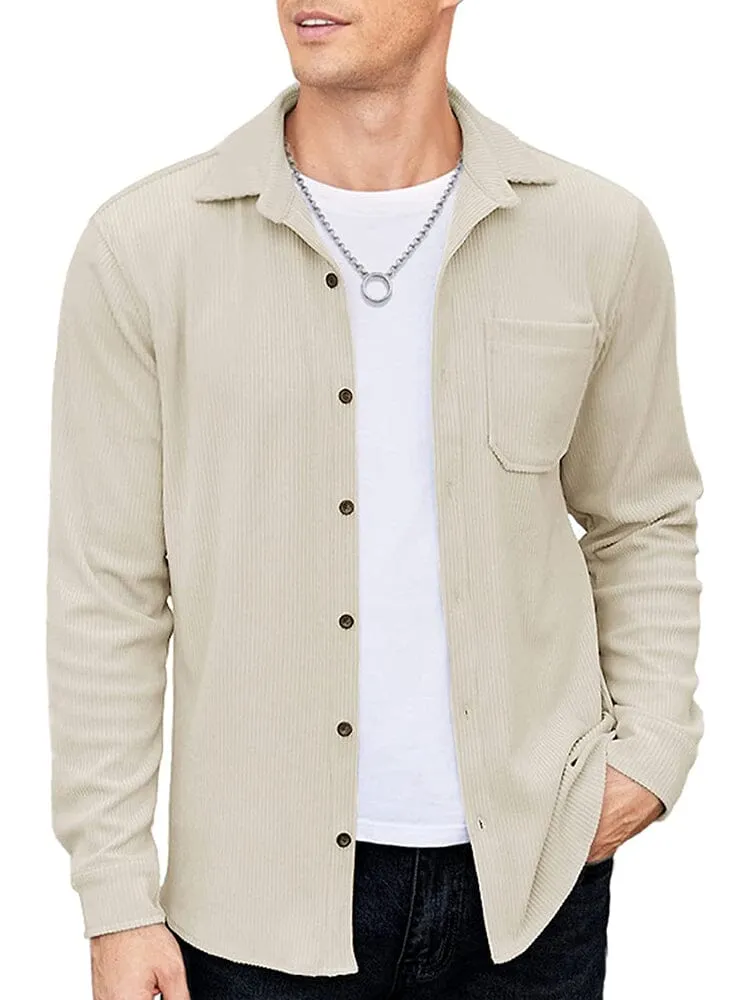 Casual Lightweight Corduroy Shirt (US Only)