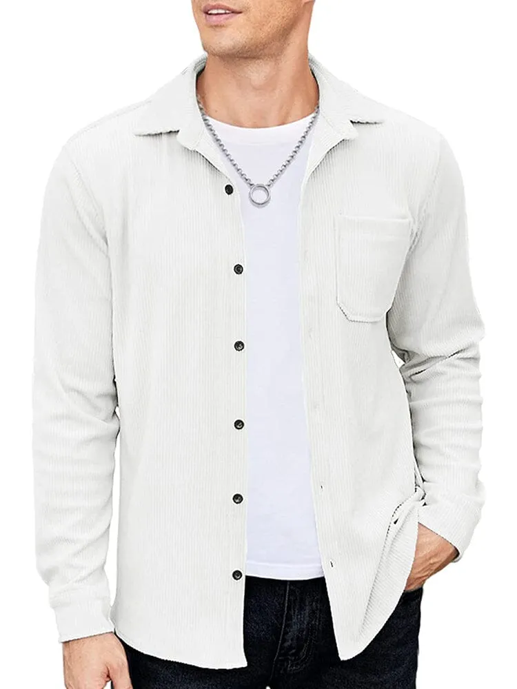 Casual Lightweight Corduroy Shirt (US Only)