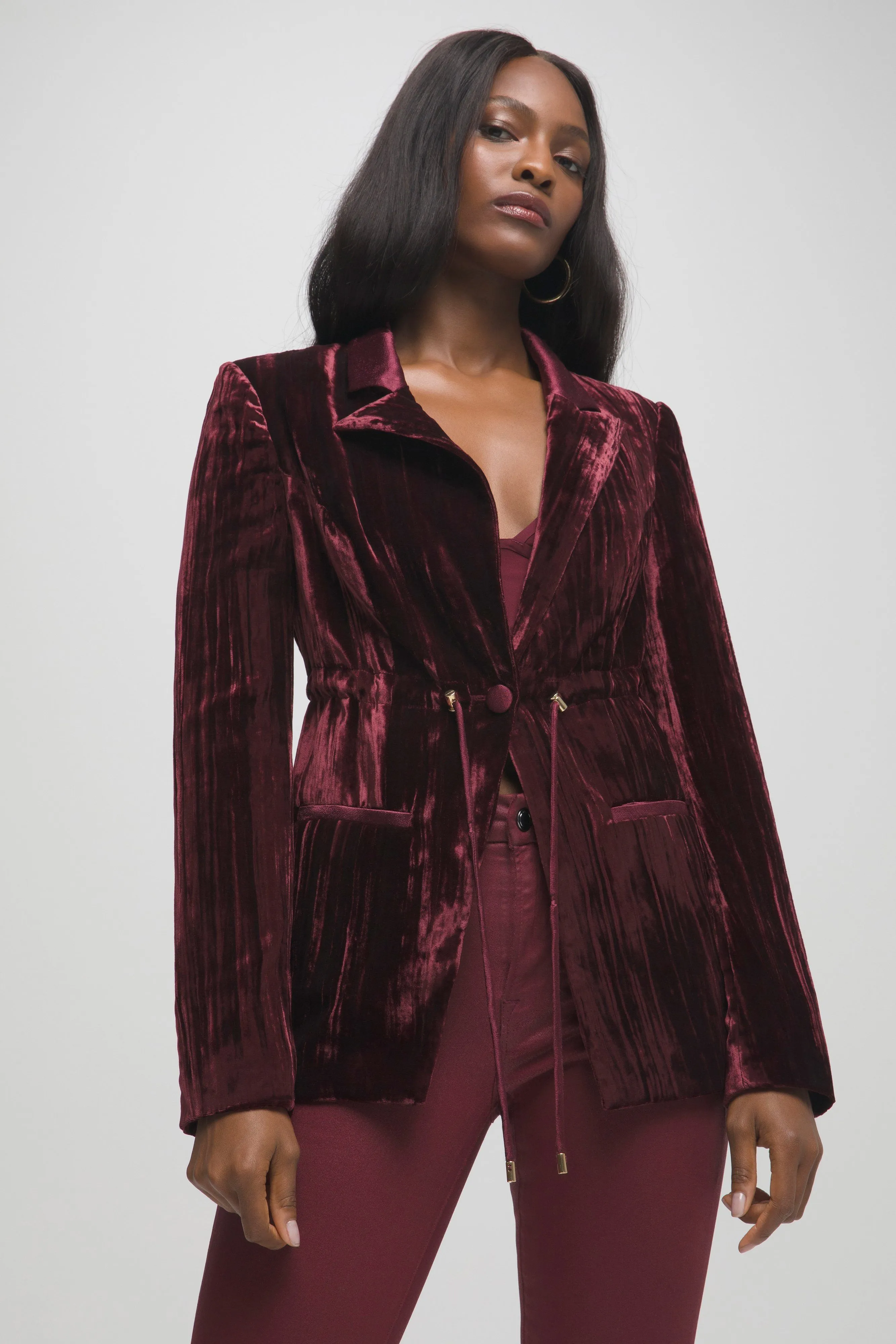 CINCHED BLAZER | PORT001