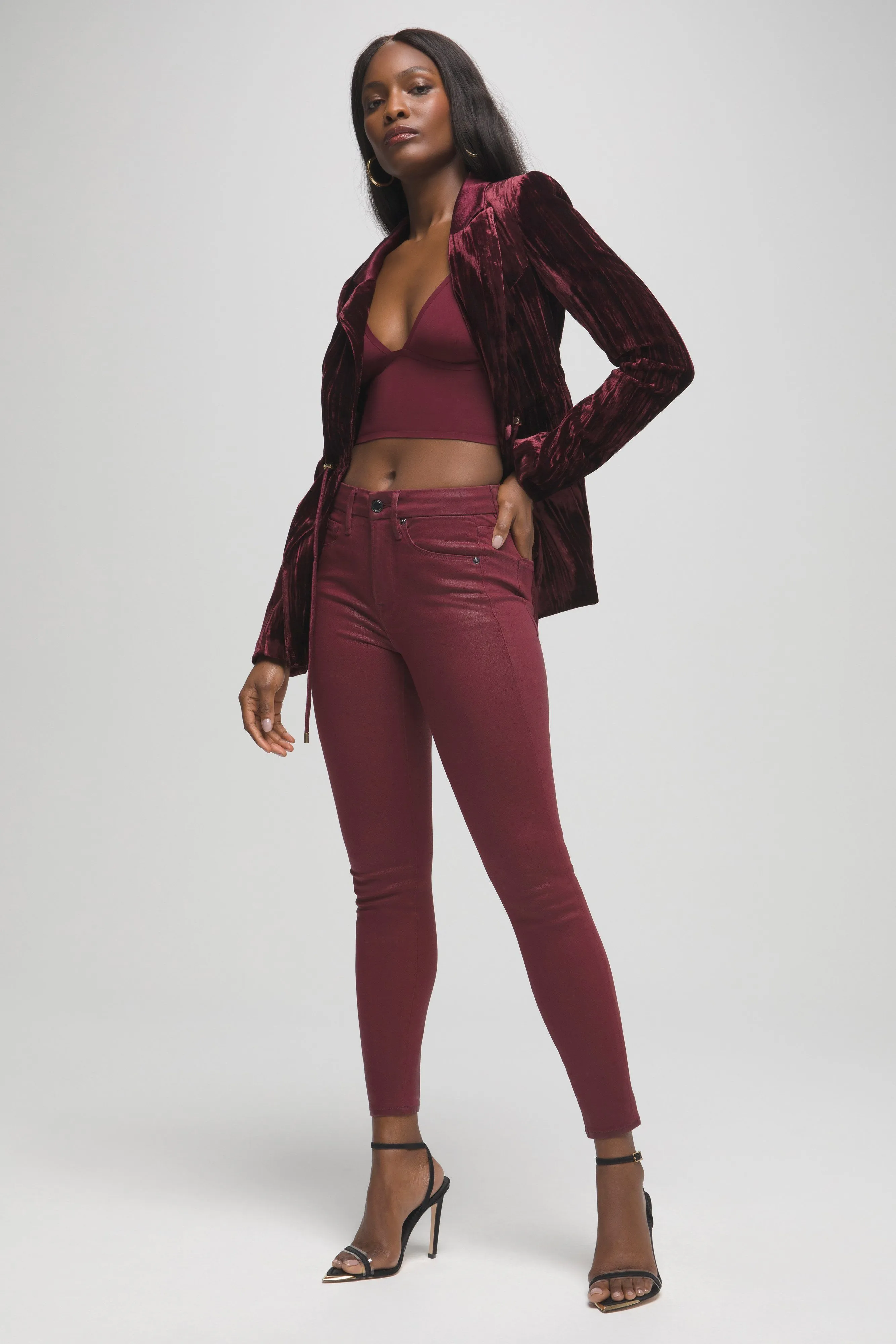 CINCHED BLAZER | PORT001