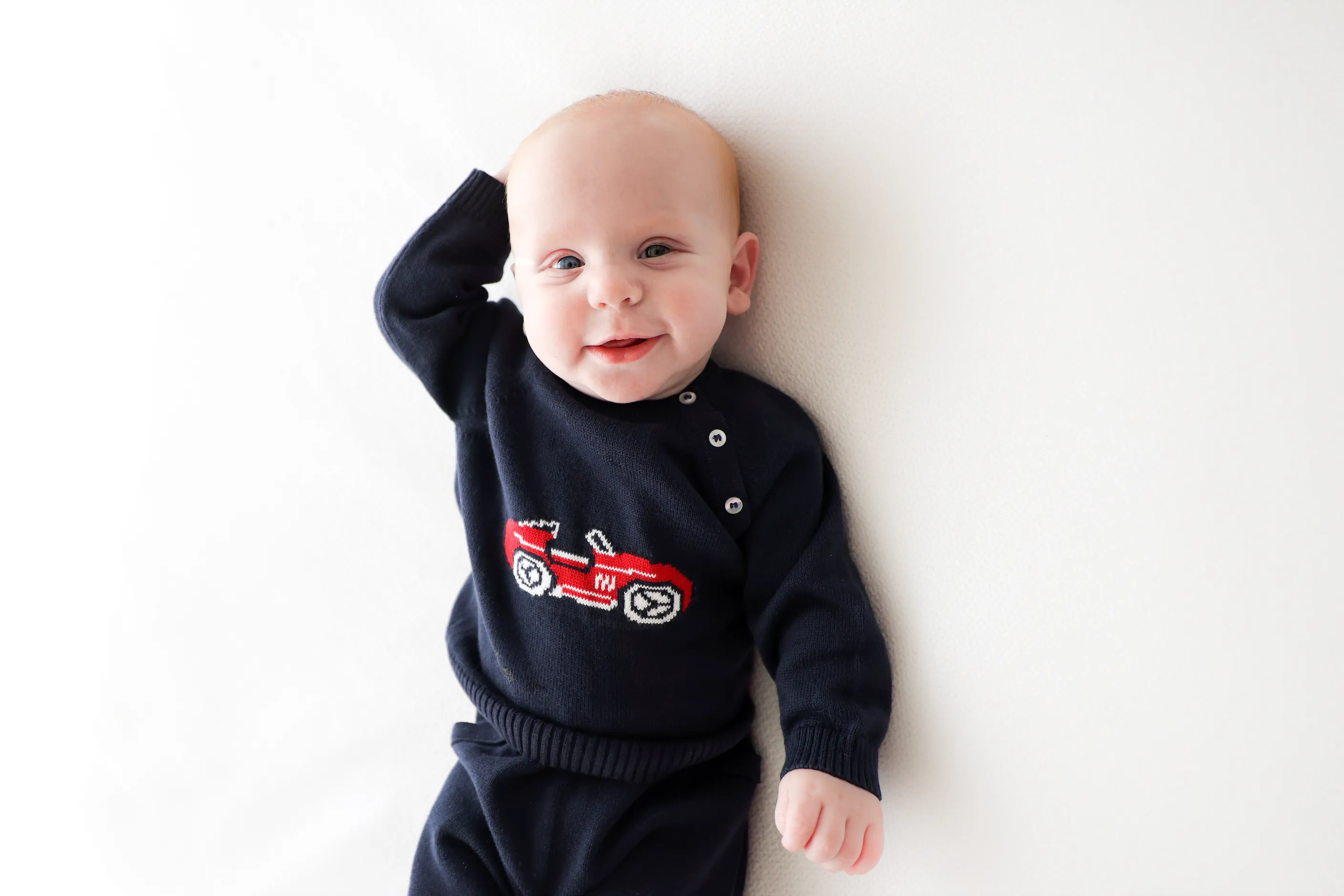 Cobra Car Intarsia Sweater