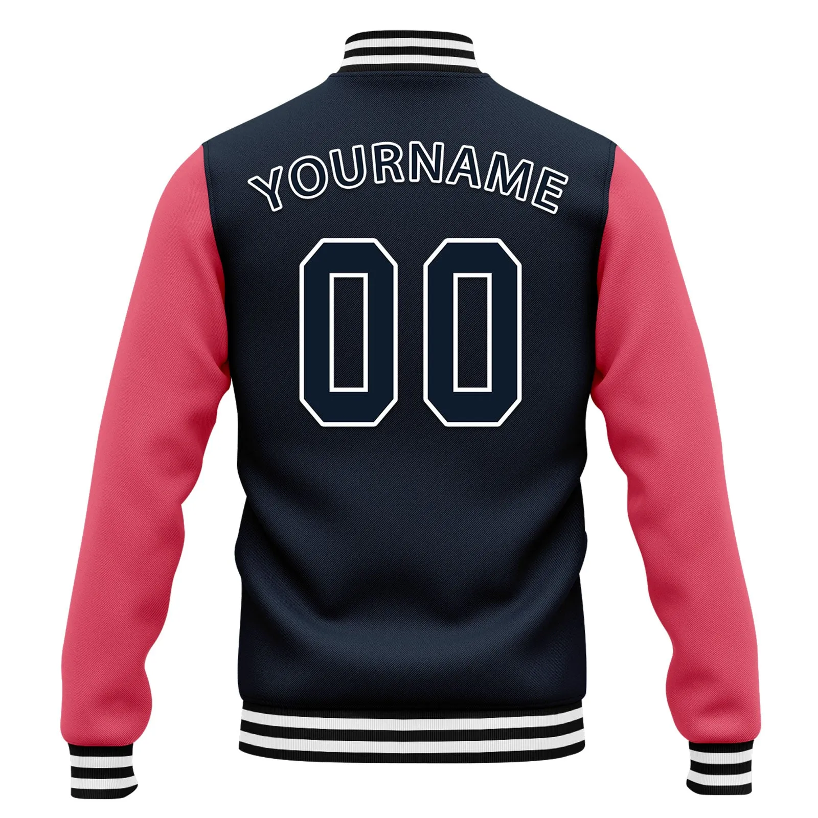 Custom Raglan Sleeves Jacket Bomber Full-Snap Varsity Letterman Personalized Jacket FZ005-D025002-8