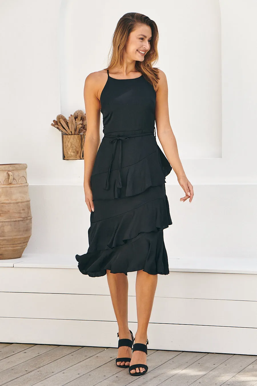 Dawn Black Evening dress