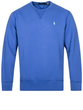 Fleece Crew Sweatshirt Blue