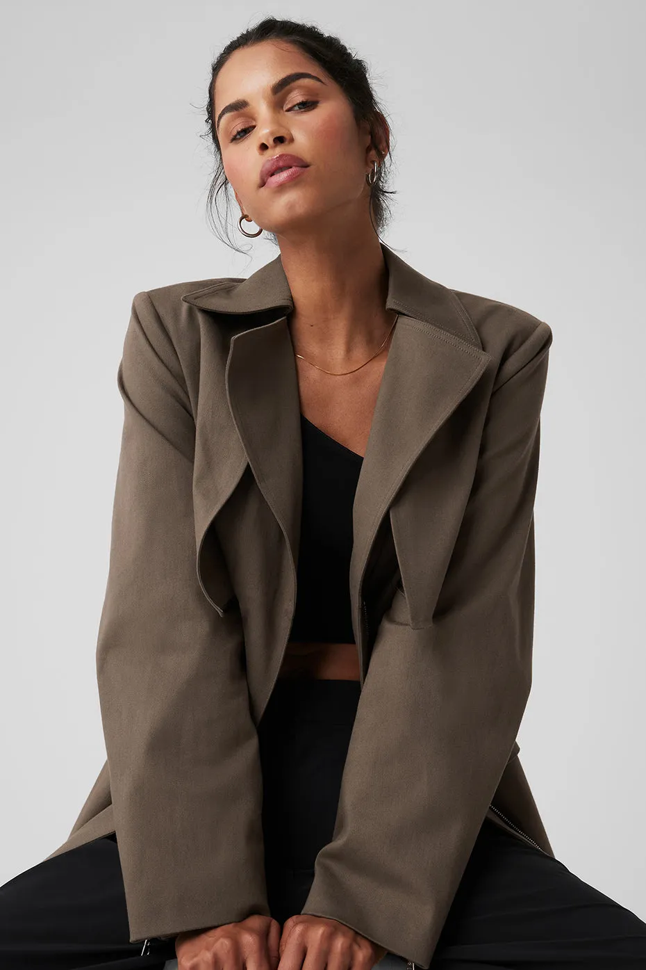 Formation Trench Coat - Olive Tree