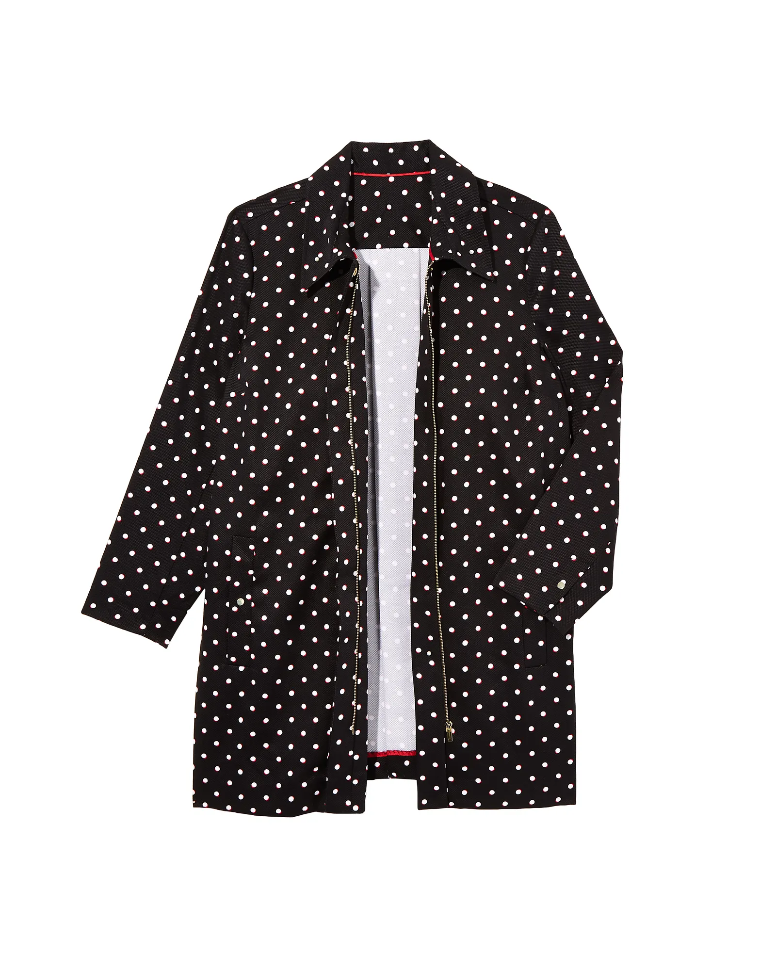 Foxgloves Printed Stretch Jacket | Black