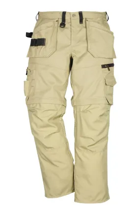 Fristads Kansas 100545 Prostretch Zip Off Crafts Trousers Khaki