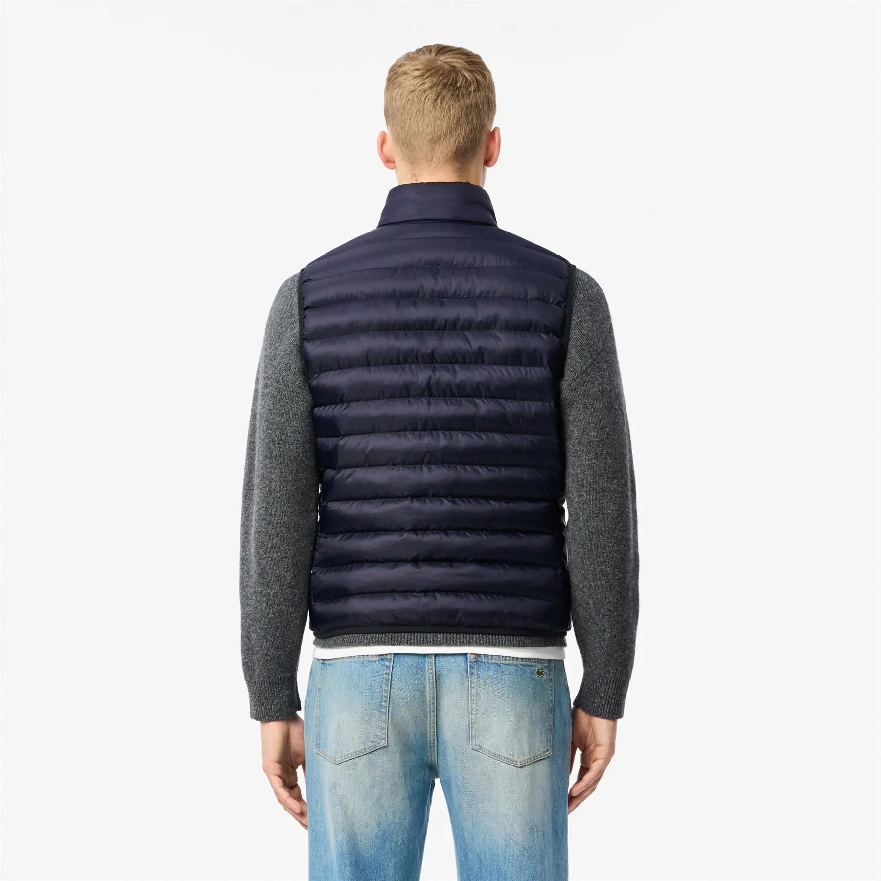 Full Zip Stretch Padded Gilet Navy - AW24