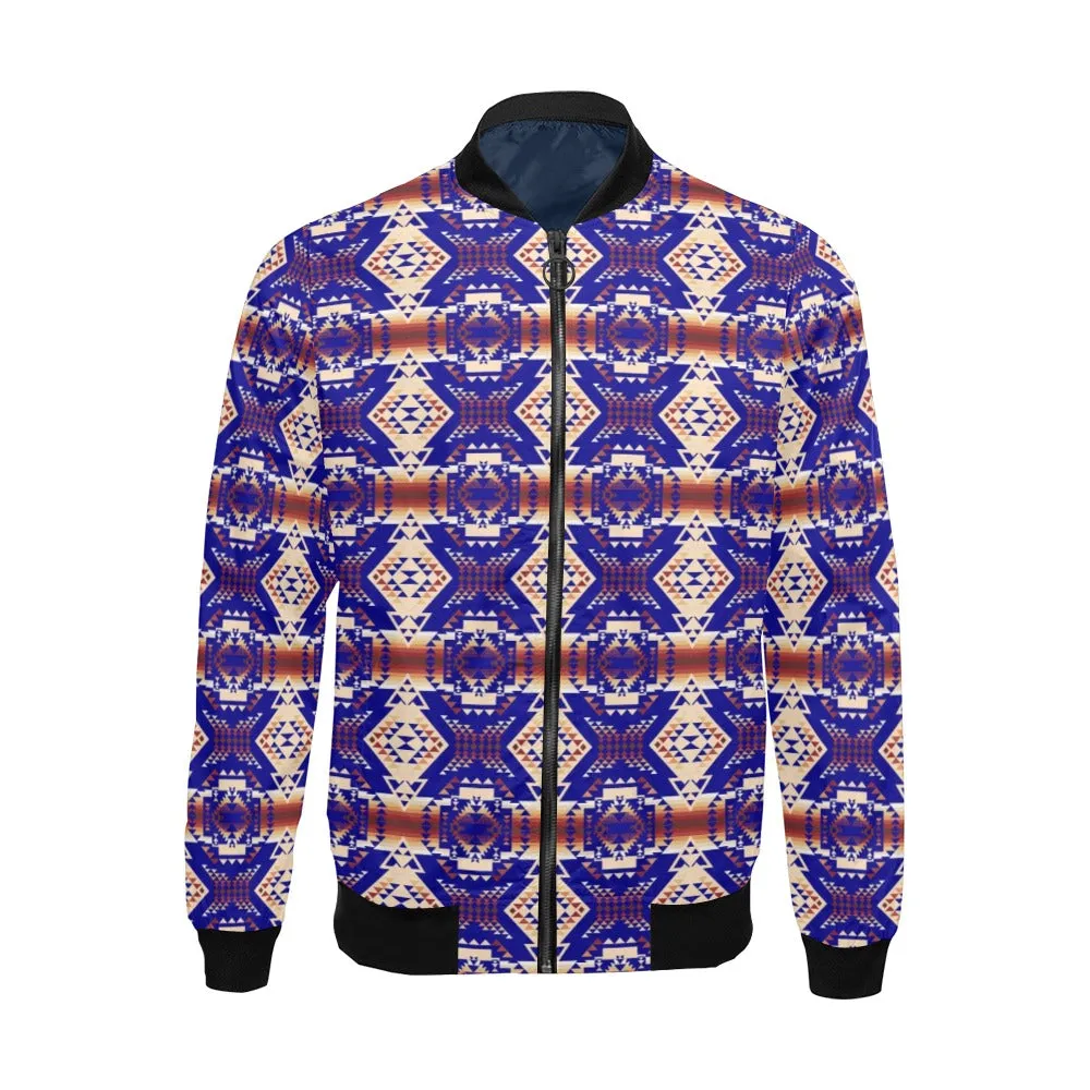 Gathering Earth Lake All Over Print Bomber Jacket for Men