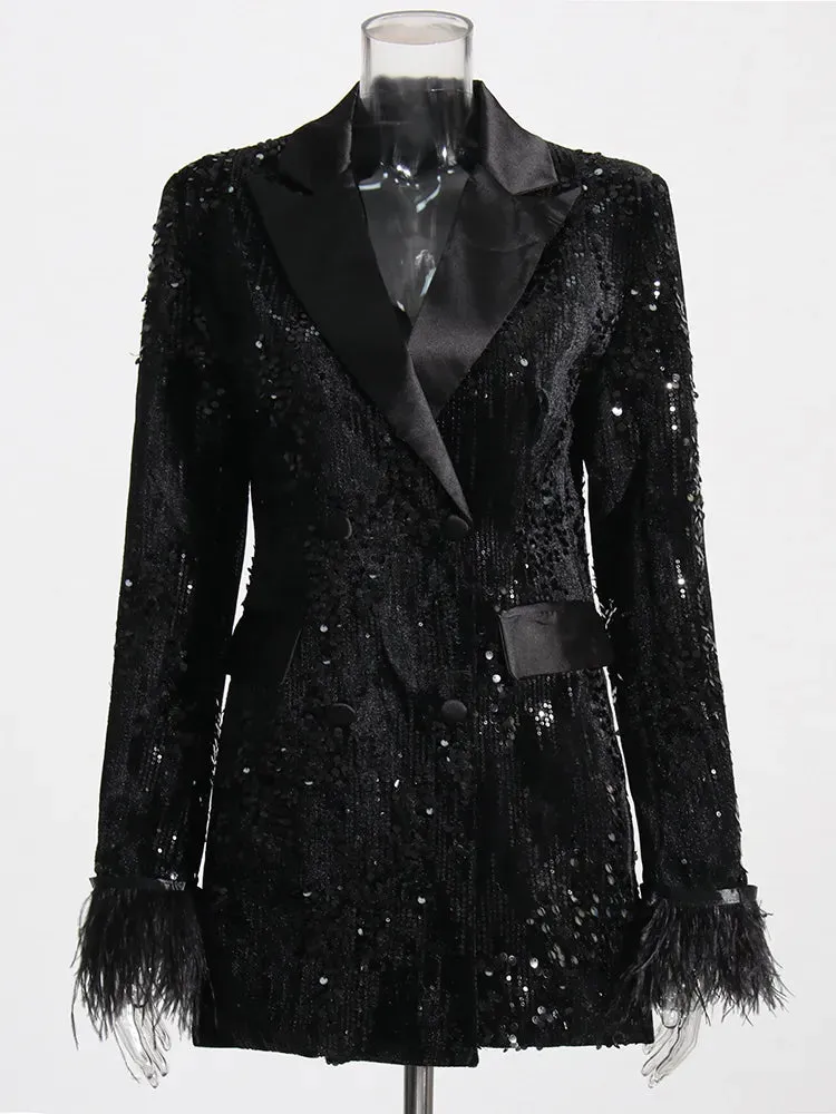 Gorgia Sequin Coat