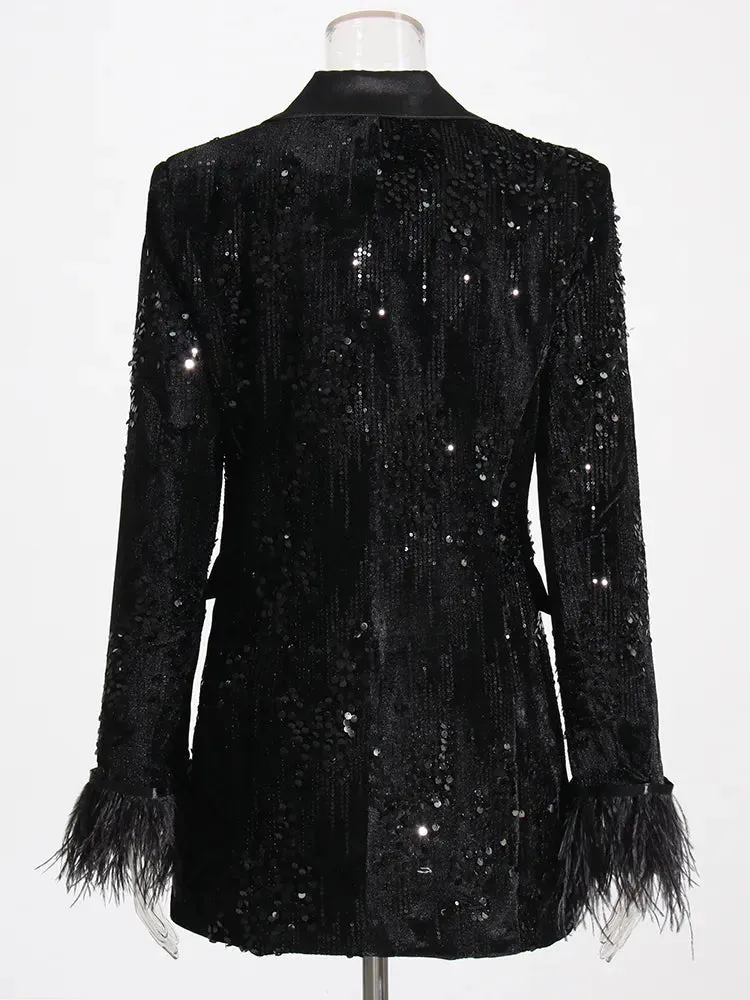 Gorgia Sequin Coat