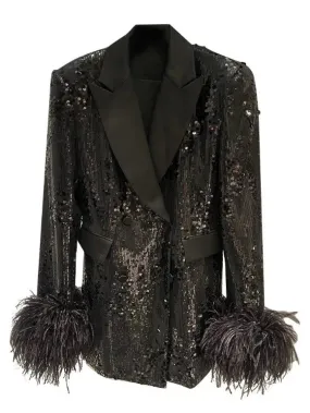 Gorgia Sequin Coat