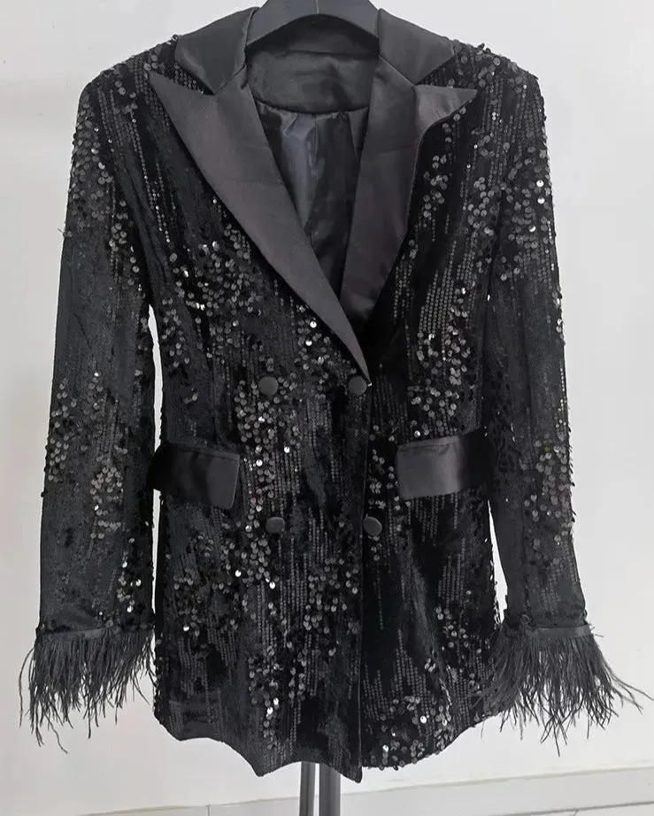 Gorgia Sequin Coat