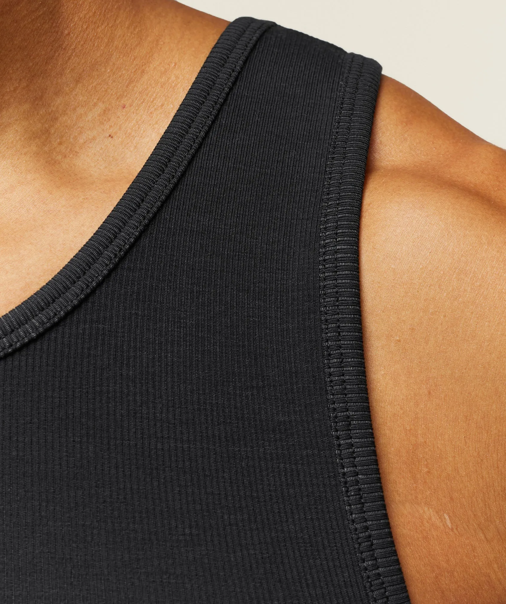 Gymshark everywear Ribbed Tank - Black