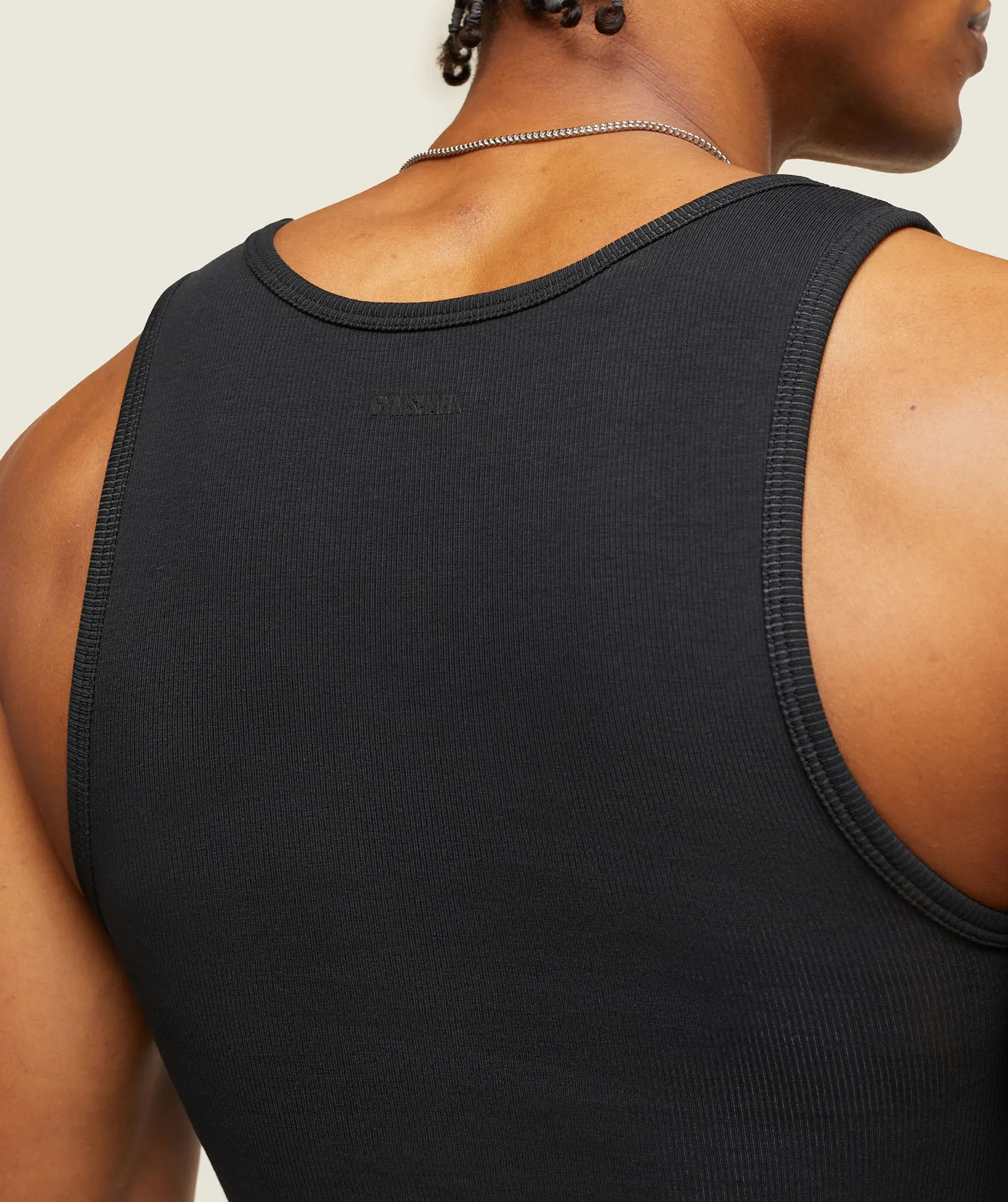 Gymshark everywear Ribbed Tank - Black