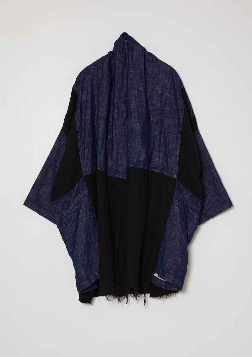 Kimono Jacket 5 Layer, Dark Indigo/Black