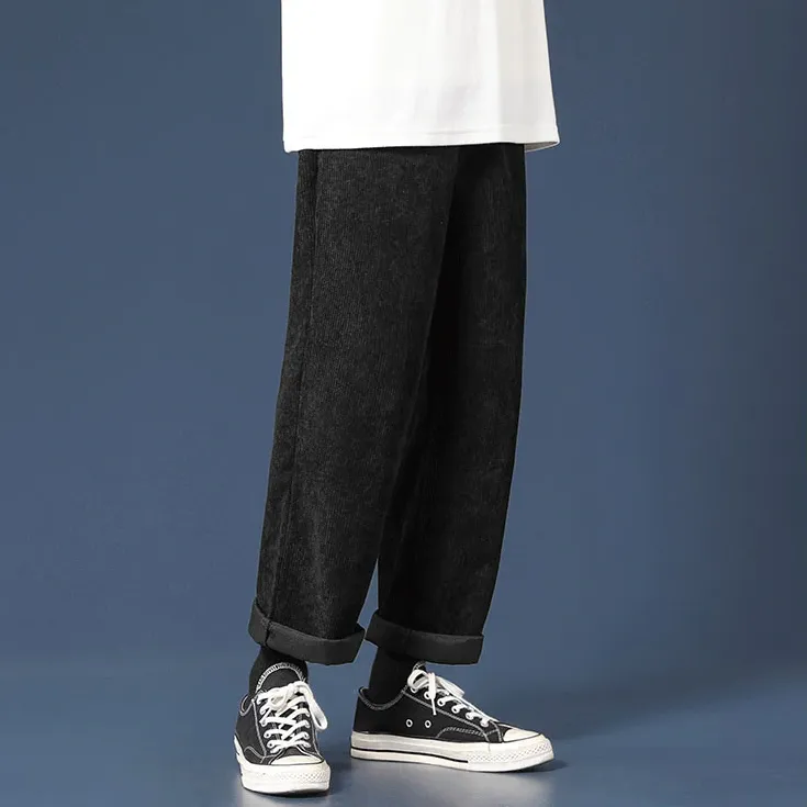 [Korean Style] Corduroy Cargo SweatPants