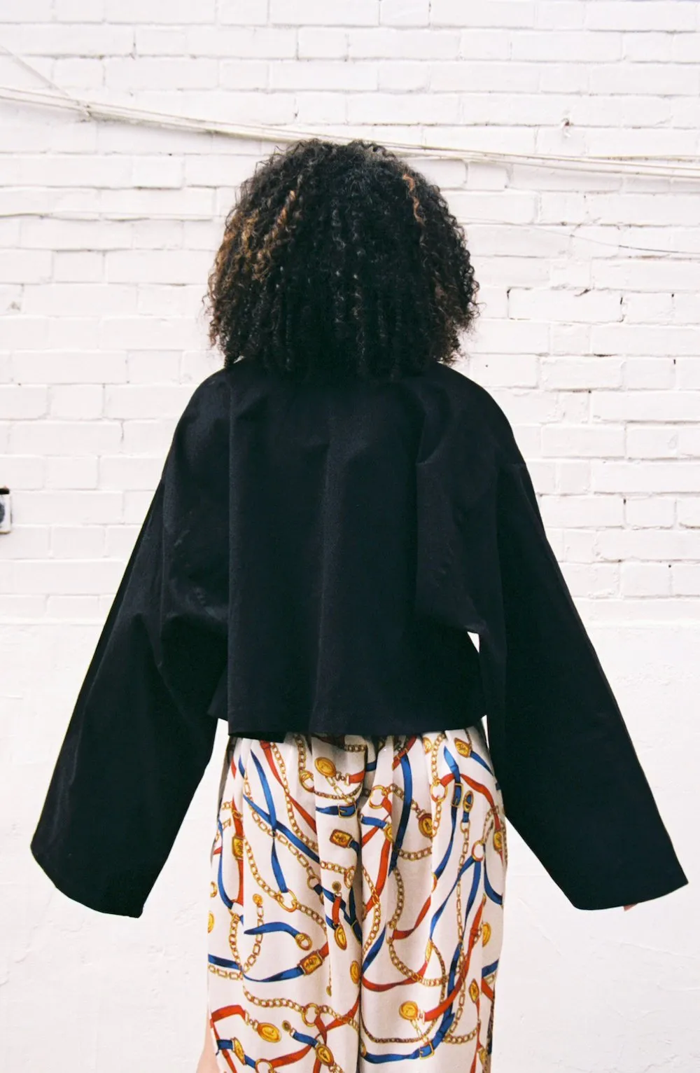 Le Cropped Kimono