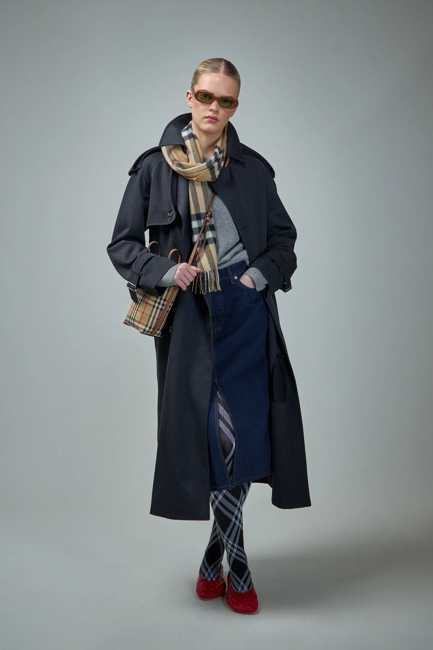 Long Wool Trench Coat