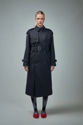 Long Wool Trench Coat