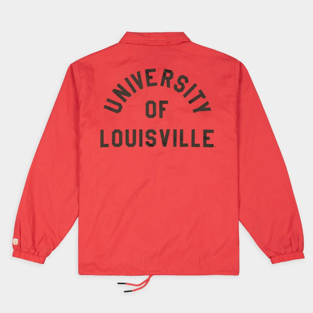 Louisville Cardinals Red Rage Retro Coaches Jacket