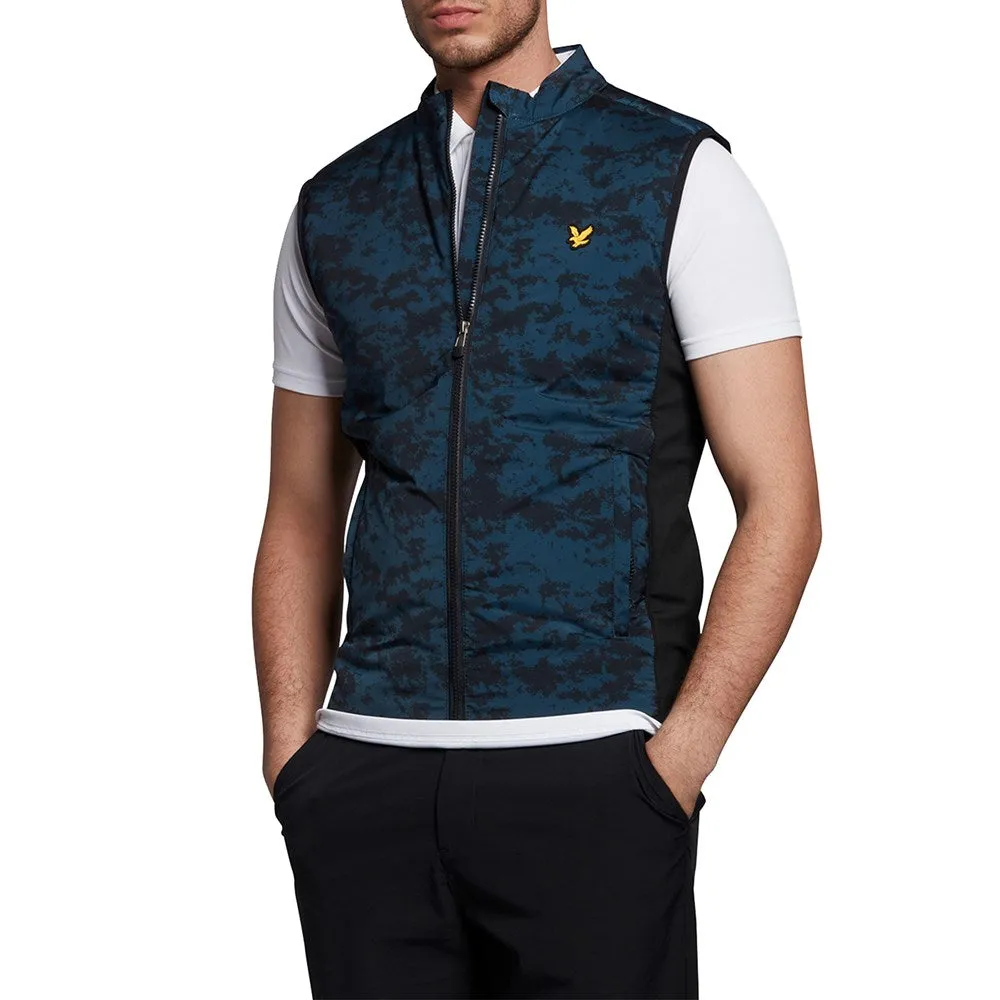 Lyle & Scott Seafoam Gilet  - Dark Navy / Light Navy