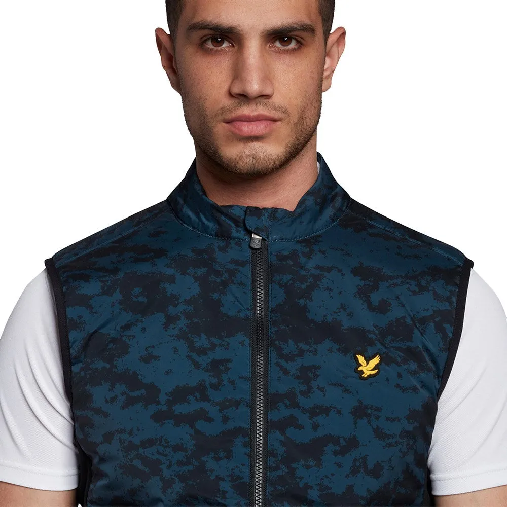 Lyle & Scott Seafoam Gilet  - Dark Navy / Light Navy