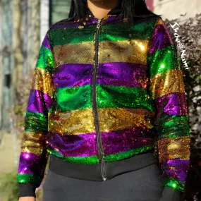 MARDI GRAS SEQUIN JACKET